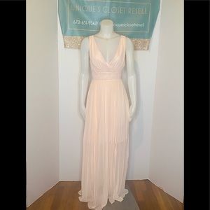 BCBGeneration Ivory and peach dress size 12